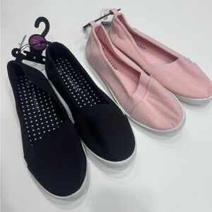 Primark Bundle of Black and Pink Women's Flats